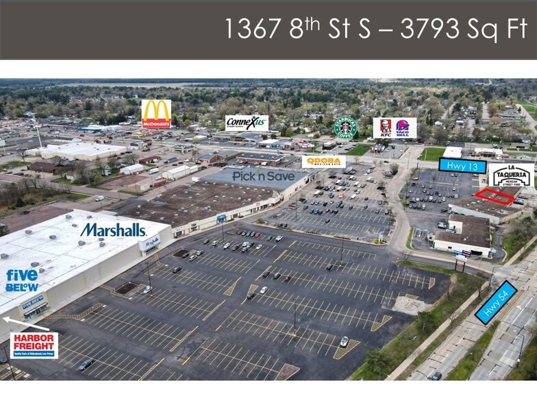 1337-1367 8th St S, Wisconsin Rapids, WI for lease - Building Photo - Image 3 of 24