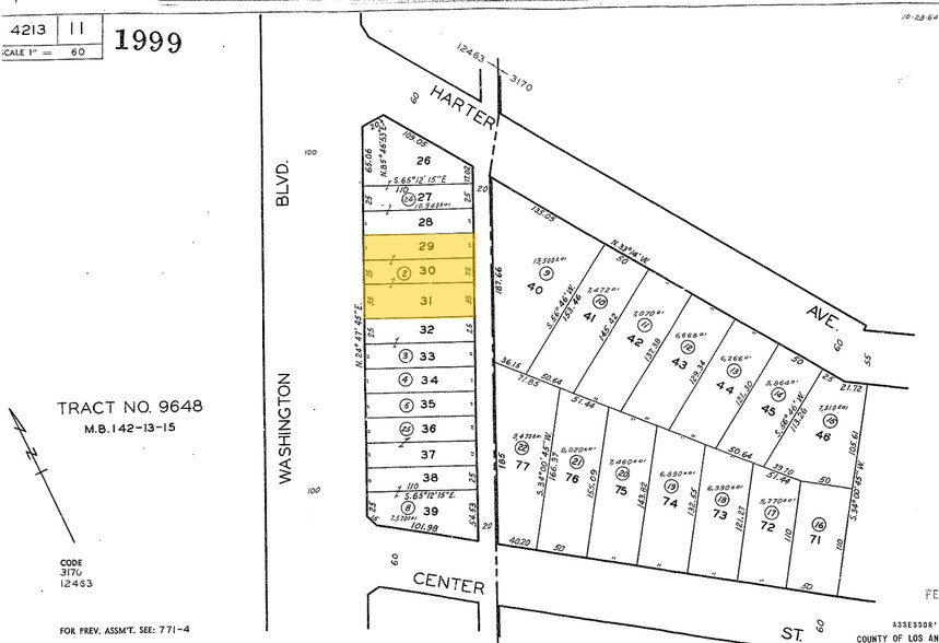 11122 Washington Blvd, Culver City, CA for sale - Plat Map - Image 3 of 3