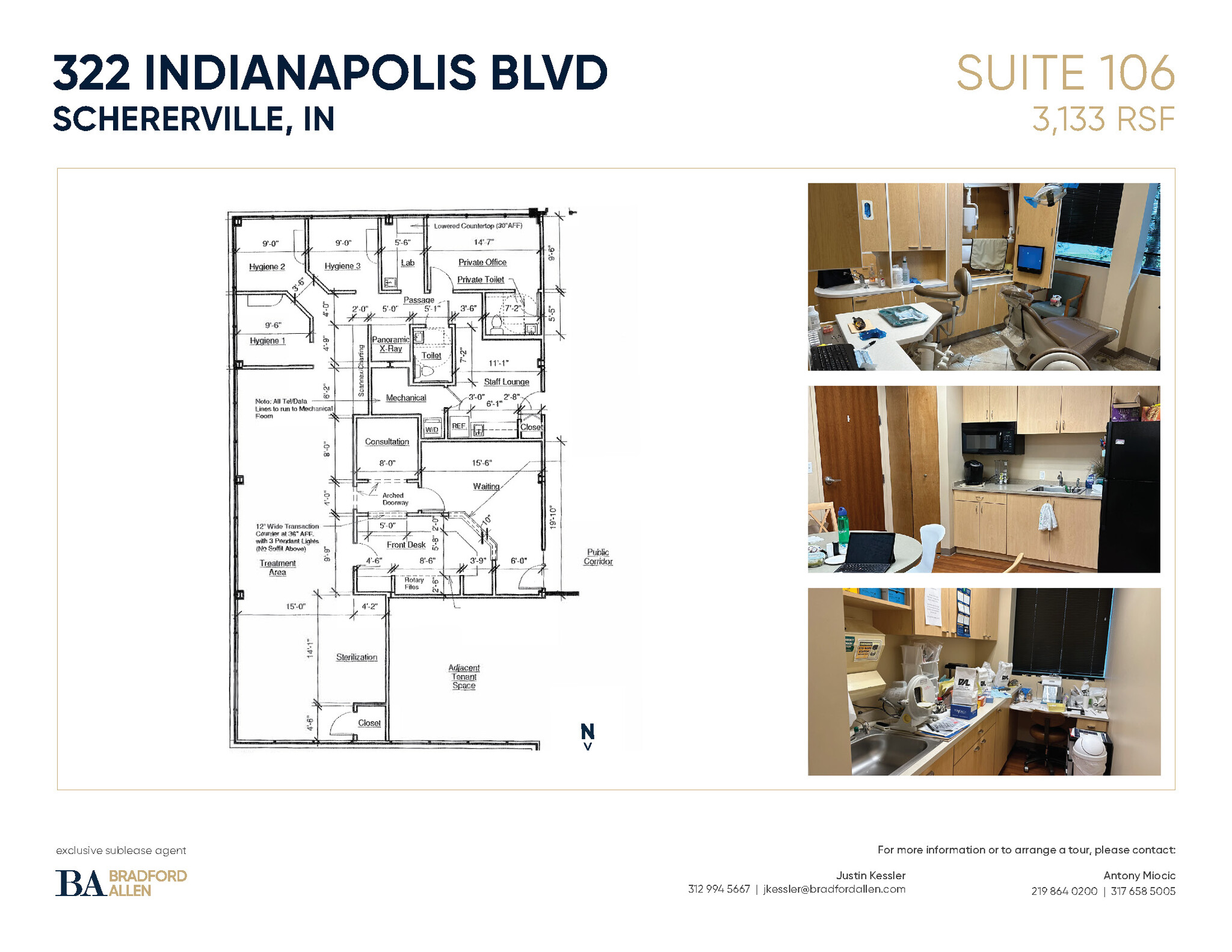 322 Indianapolis Blvd, Schererville, IN for lease Floor Plan- Image 1 of 10