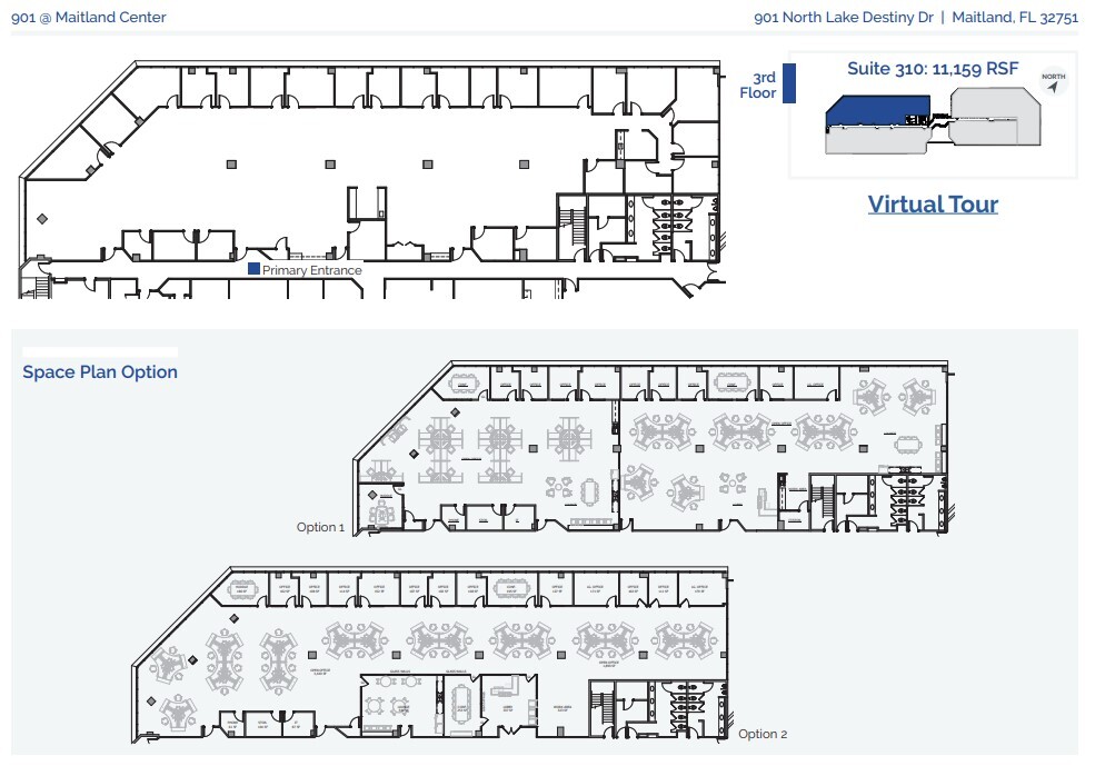 901 N Lake Destiny Dr, Maitland, FL for lease Floor Plan- Image 1 of 1