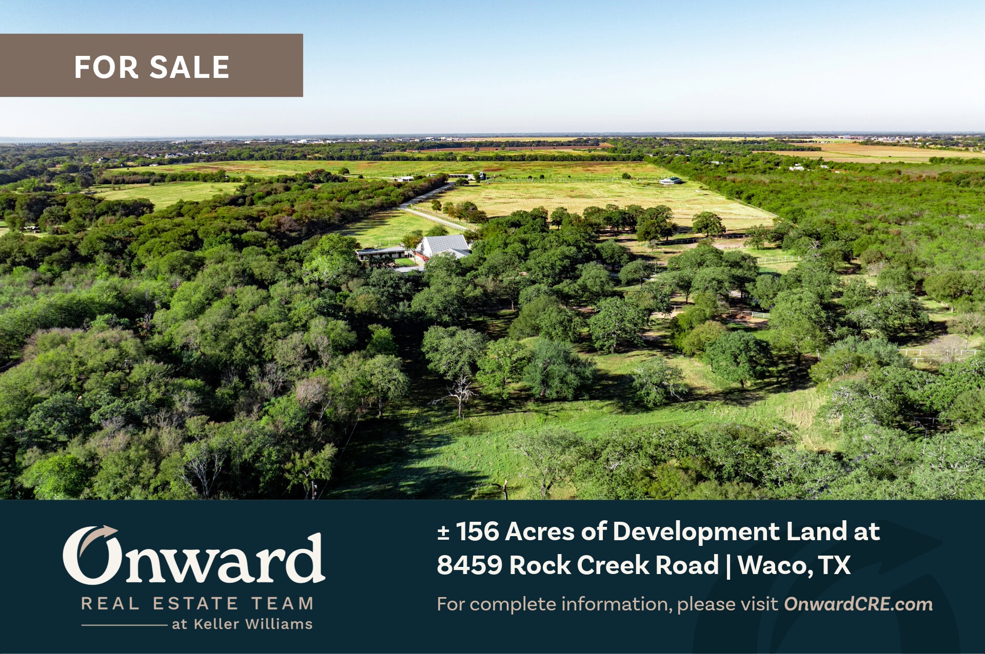 8459 Rock Creek Rd, Waco, TX for sale Aerial- Image 1 of 60