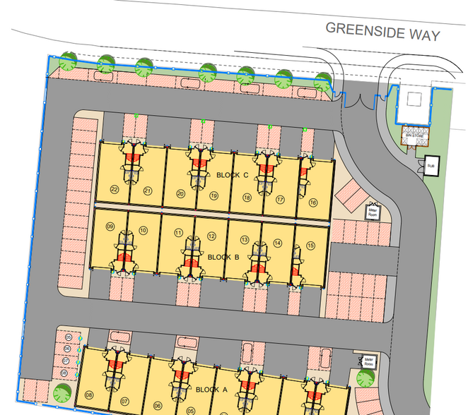 Greenside Way, Manchester for lease - Site Plan - Image 3 of 3