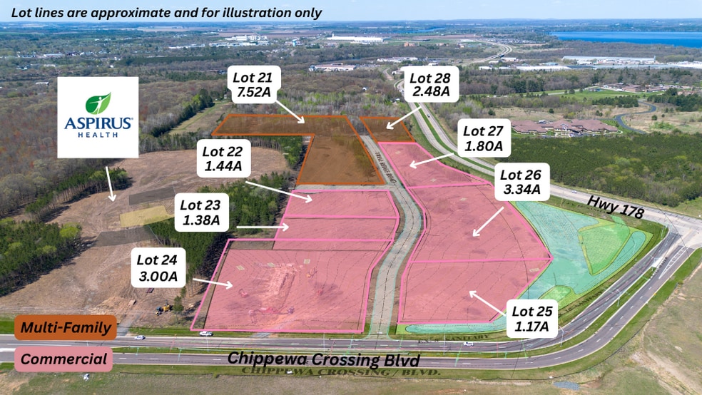 Trail Ridge Rd, Chippewa Falls, WI for sale - Aerial - Image 1 of 6