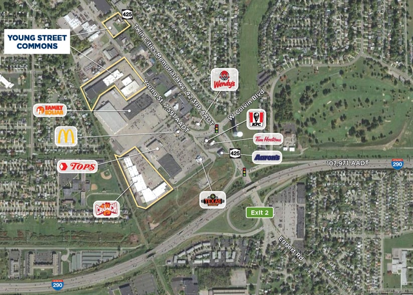 670 Young St, Tonawanda, NY for lease - Aerial - Image 2 of 5