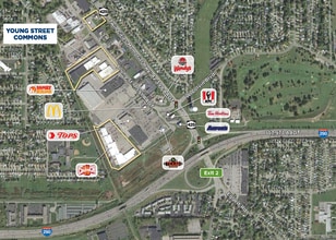 670 Young St, Tonawanda, NY - AERIAL map view