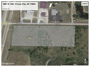 3901 N. 14th, Ponca City, OK - aerial  map view