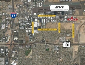 21628 N Central Ave, Phoenix, AZ - aerial  map view