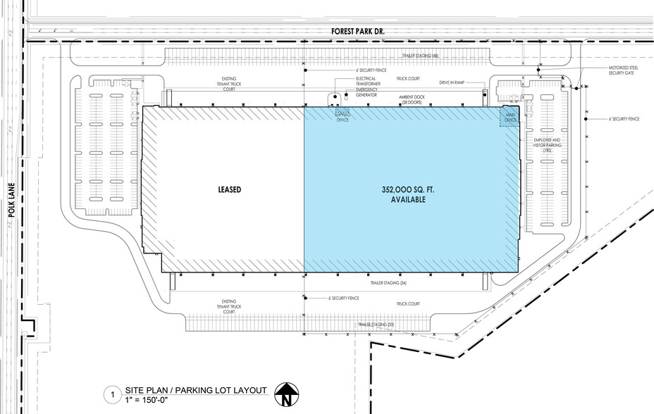 12121 Forest Park Dr, Olive Branch, MS for lease - Site Plan - Image 3 of 4