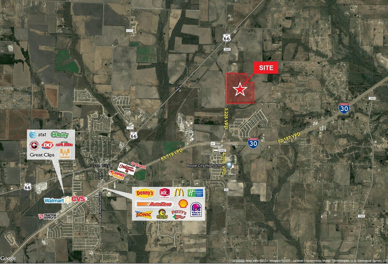 FM 2642 & CR 2650, Royse City, TX 75189