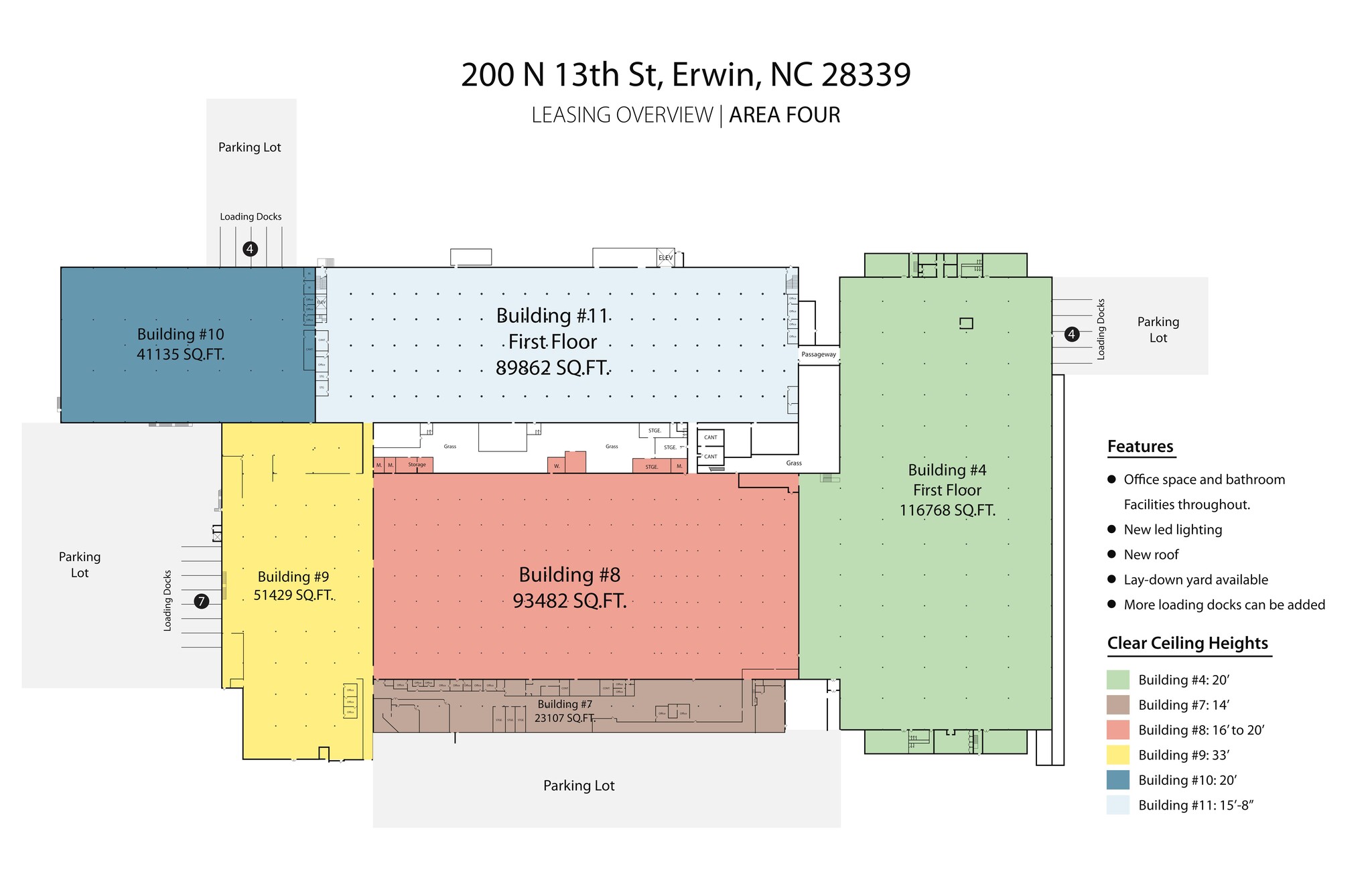 200 N 13th St, Erwin, NC for lease Site Plan- Image 1 of 2