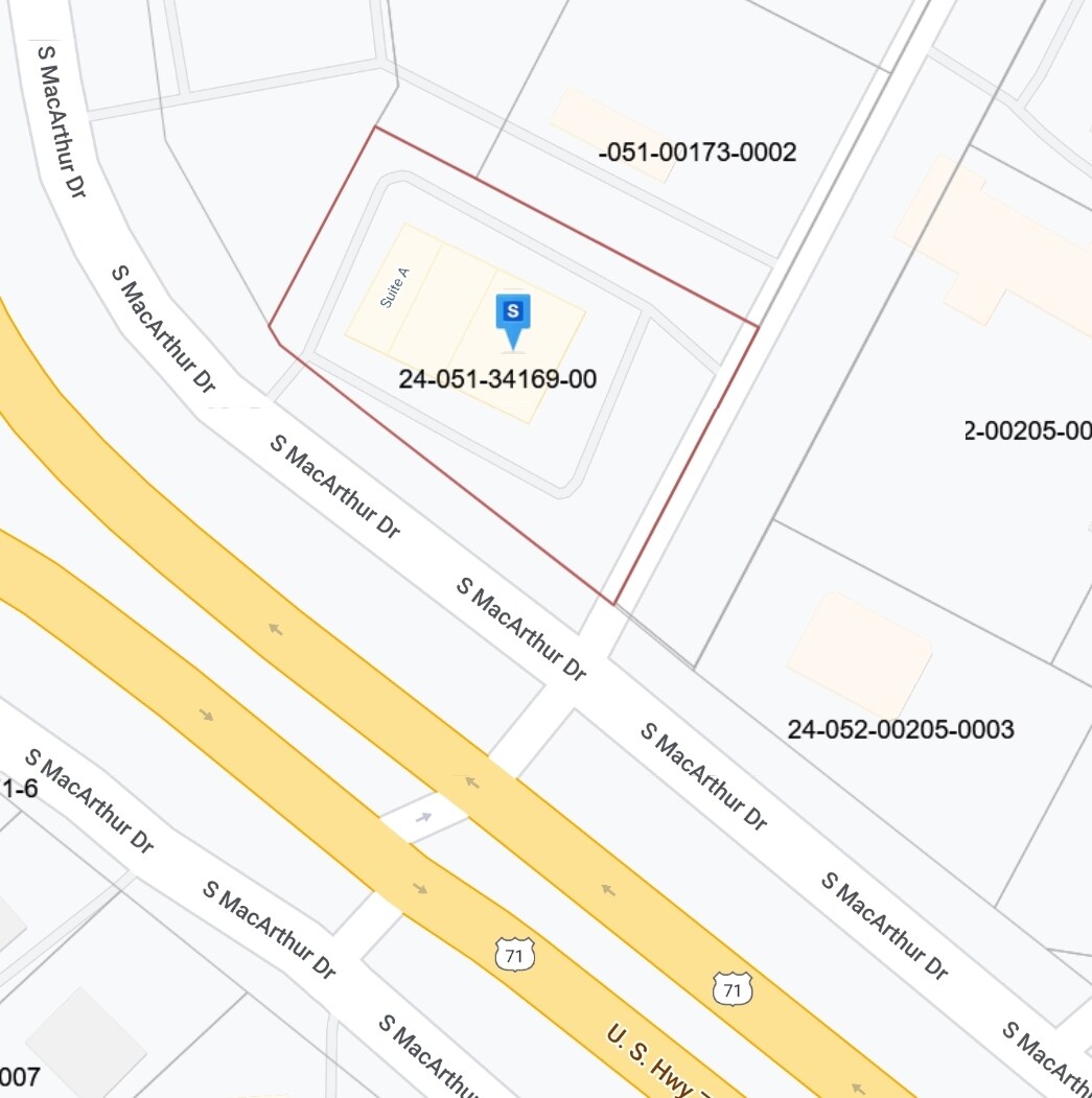 2303 S MacArthur Dr, Alexandria, LA for sale Plat Map- Image 1 of 1