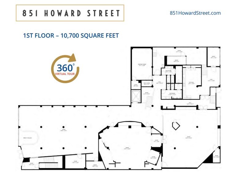 851-853 Howard St, San Francisco, CA for lease - Floor Plan - Image 2 of 4