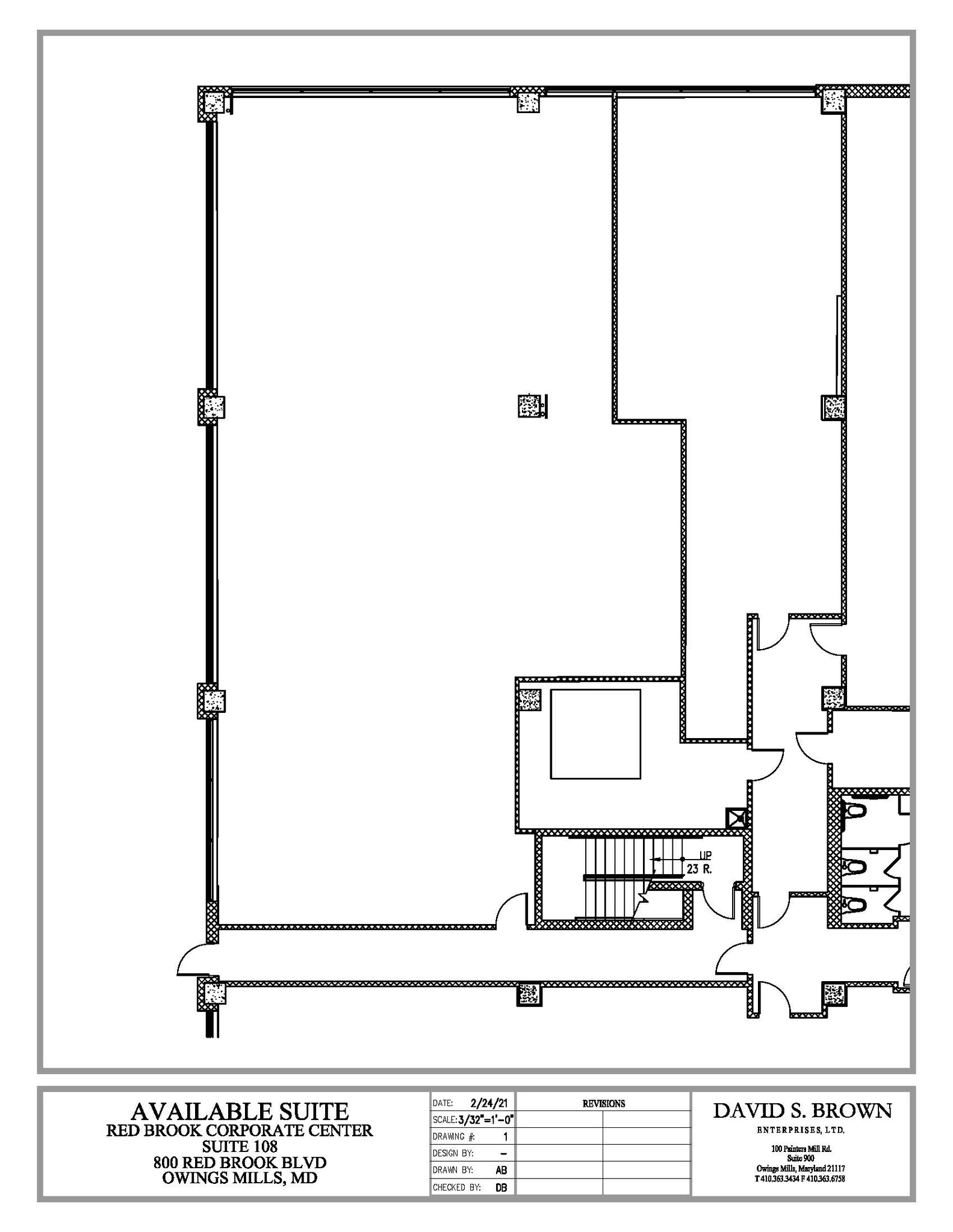 600 Red Brook Blvd, Owings Mills, MD for lease Floor Plan- Image 1 of 2