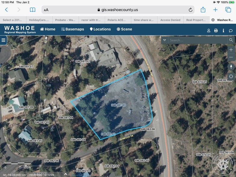 9000 Mount Rose Hwy, Reno, NV for sale - Plat Map - Image 3 of 5