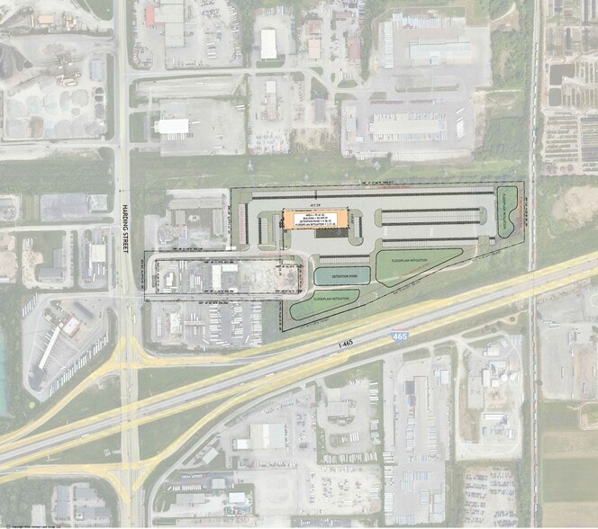 4800 Harding st, Indianapolis, IN for lease - Aerial - Image 3 of 3