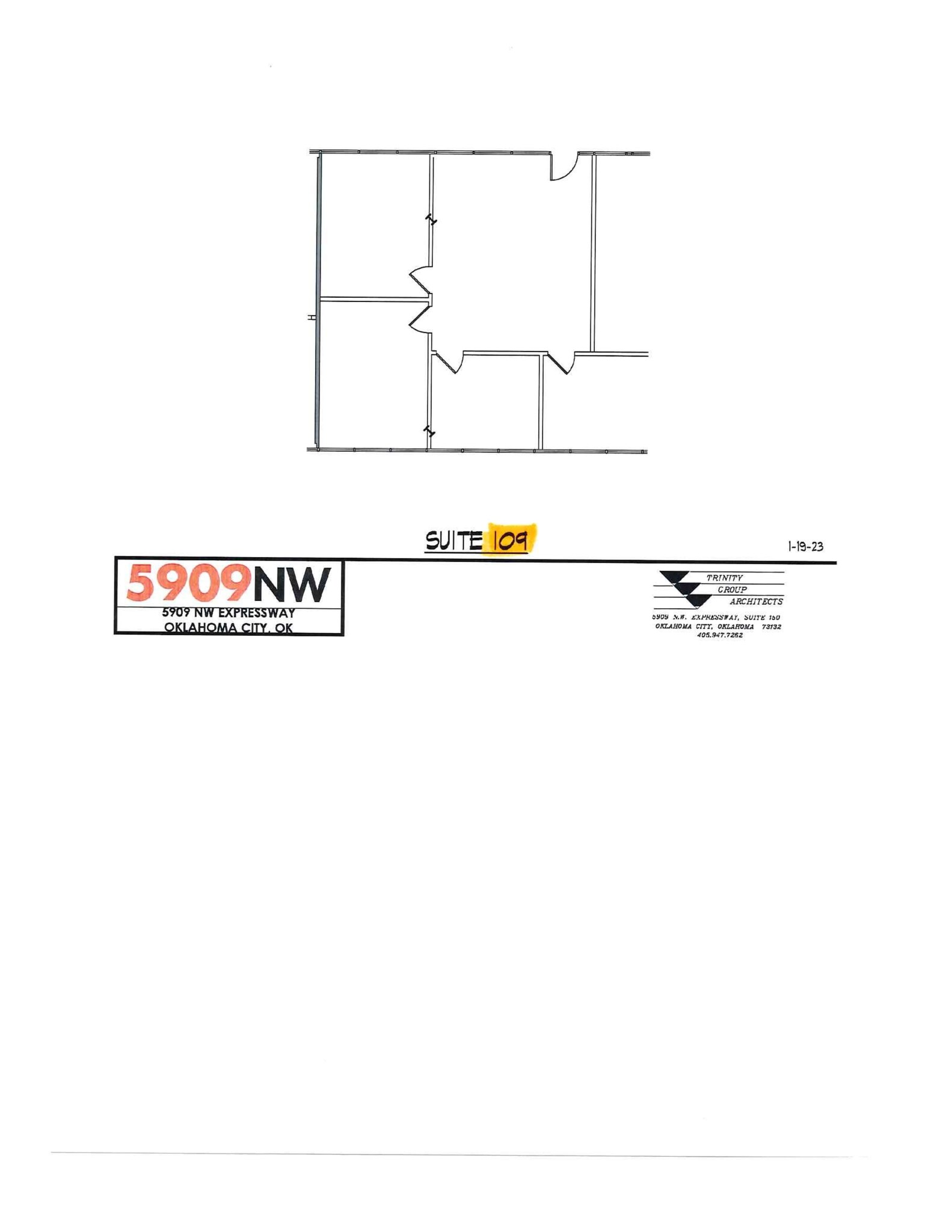 5909 NW Expressway St, Oklahoma City, OK for lease Site Plan- Image 1 of 1