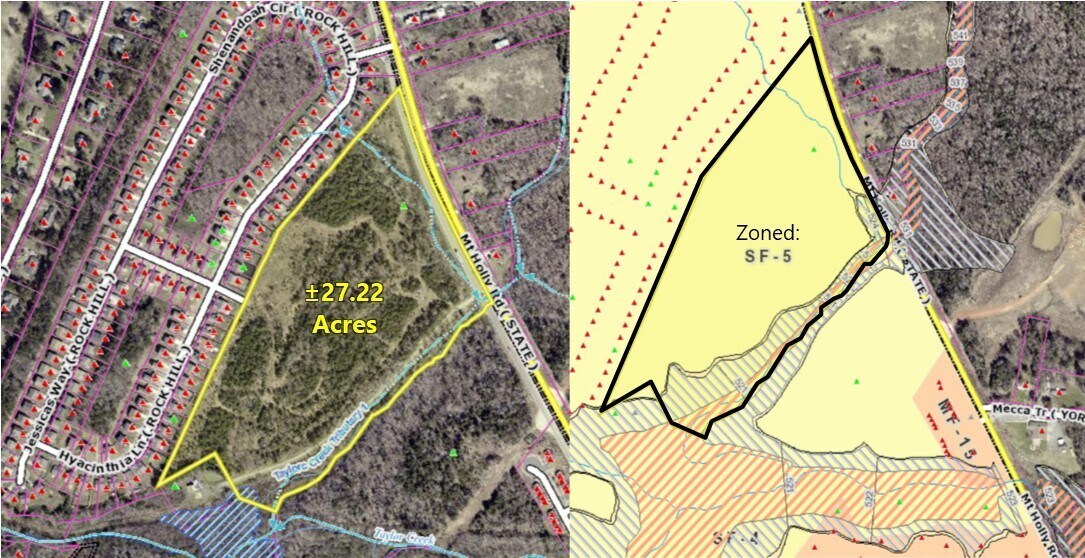 1278 Mt Holly Rd, Rock Hill, SC for sale Plat Map- Image 1 of 1