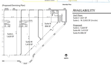 1001 Avenida Pico, San Clemente, CA for lease Floor Plan- Image 1 of 1