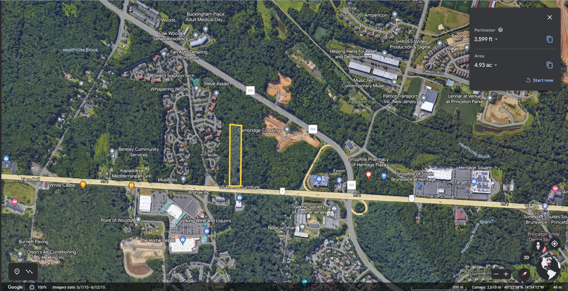 4110 US-1, Monmouth Junction, NJ for sale Aerial- Image 1 of 1