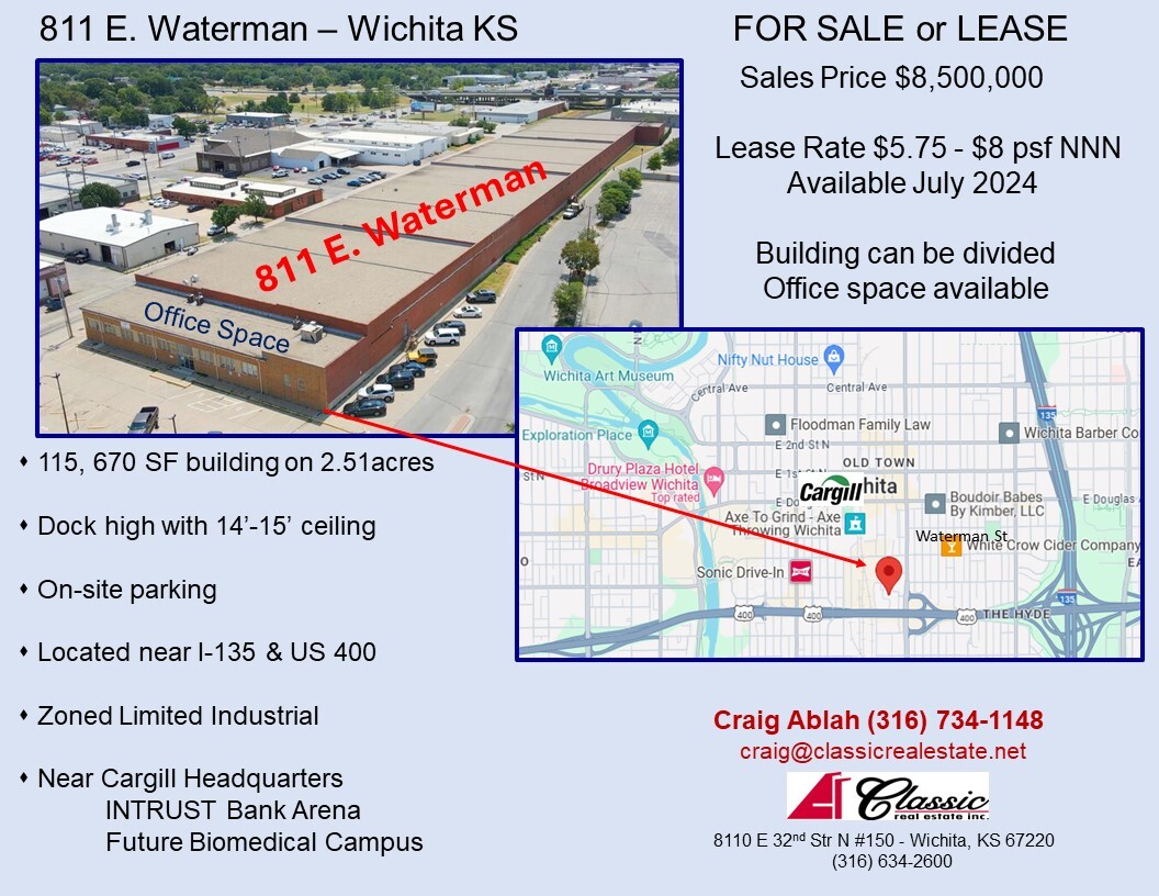 811 E Waterman St, Wichita, KS for sale Building Photo- Image 1 of 34