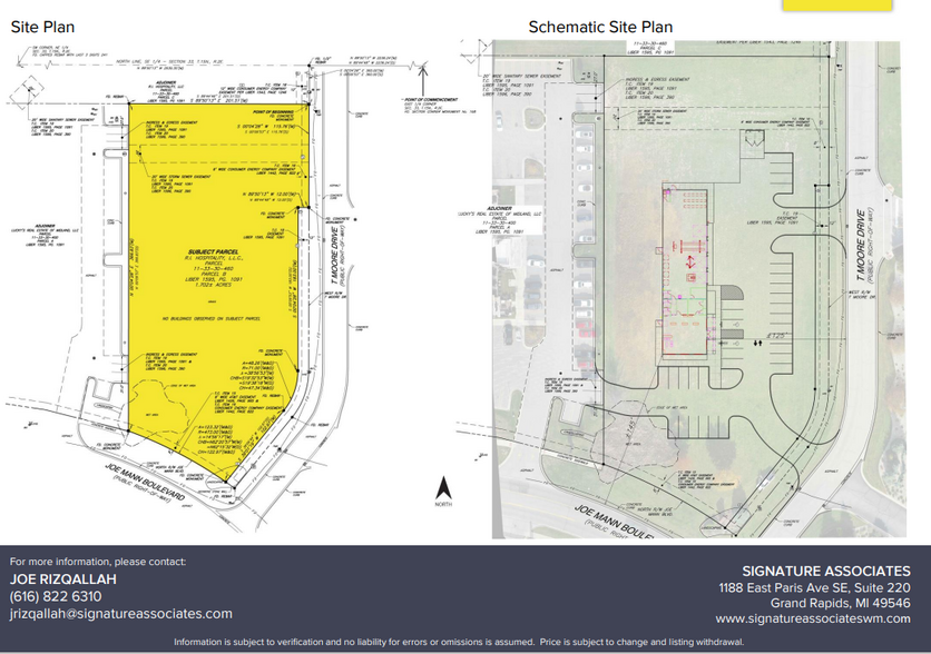 820 Joe Mann Blvd., Midland, MI for sale - Site Plan - Image 1 of 1