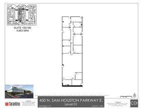 450 N Sam Houston Pky E, Houston, TX for lease Site Plan- Image 1 of 1