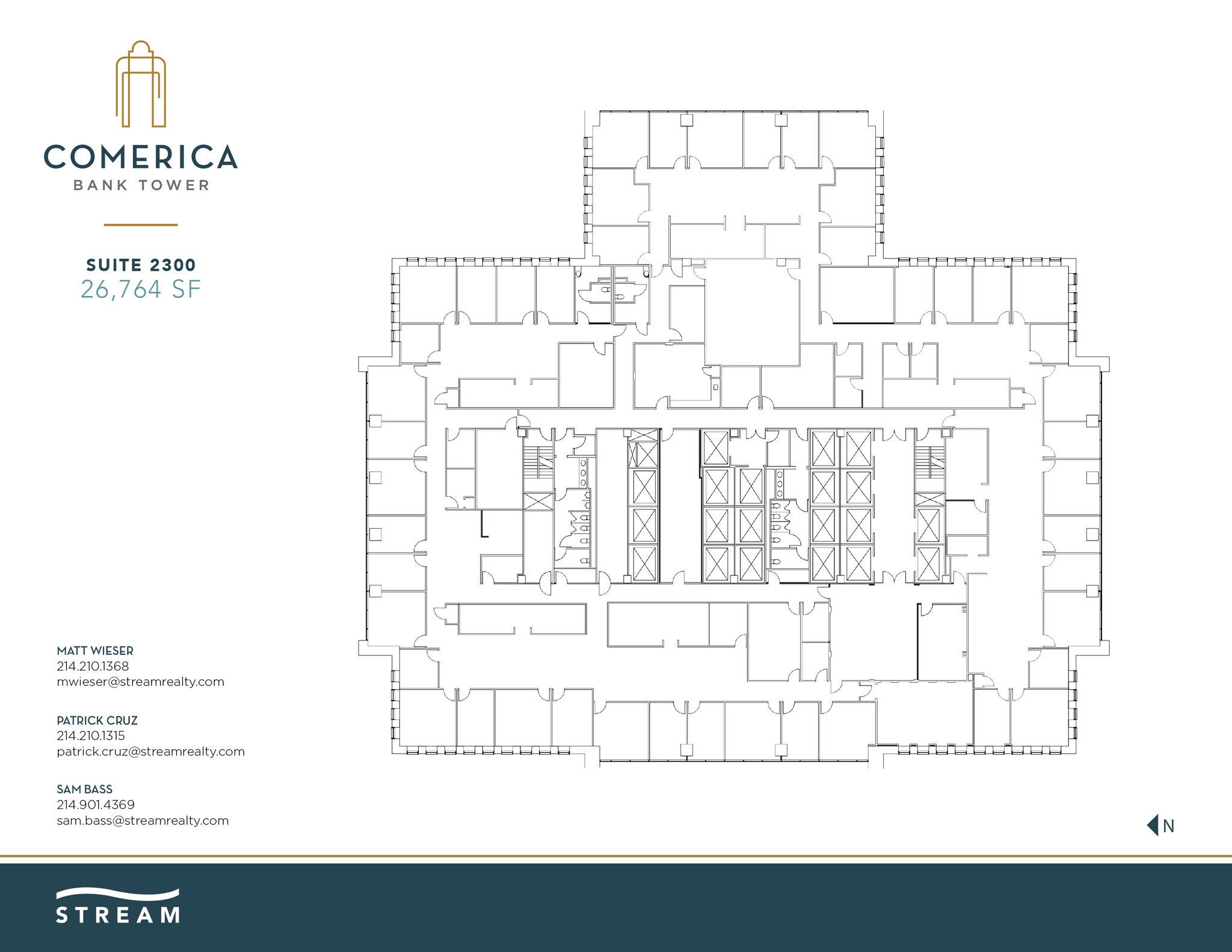 1717 Main St, Dallas, TX for lease Floor Plan- Image 1 of 1