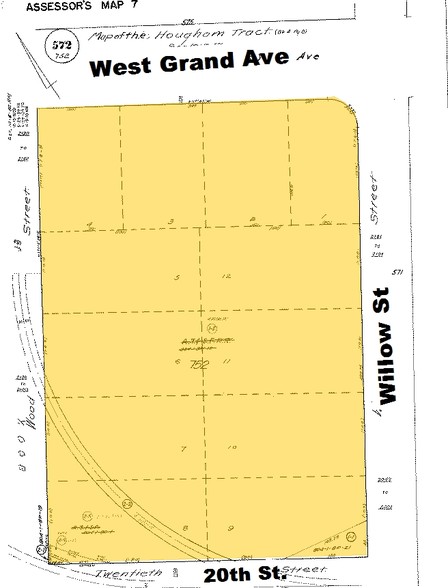 1700 20th St, Oakland, CA for lease - Plat Map - Image 2 of 13