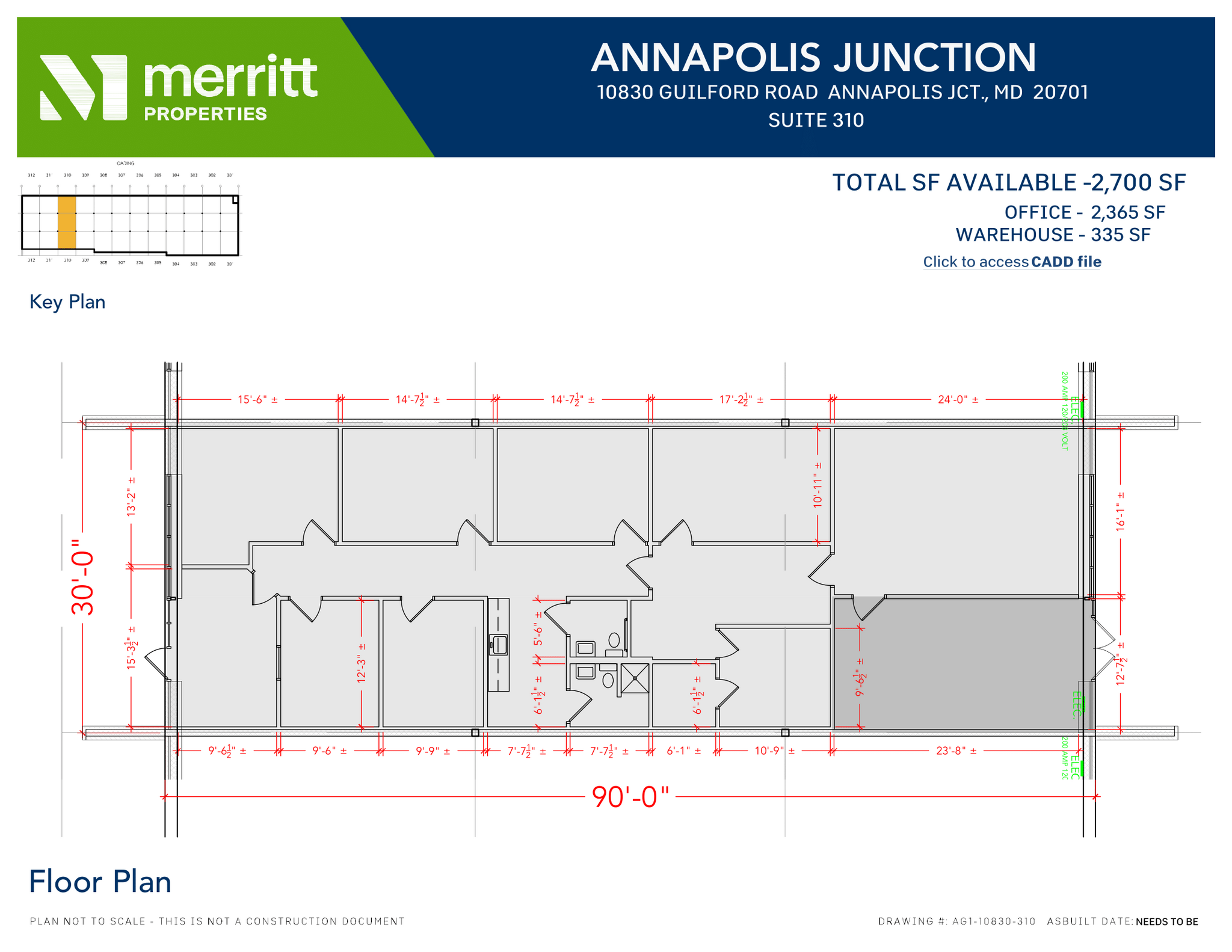 10840 Guilford Rd, Annapolis Junction, MD for lease Floor Plan- Image 1 of 1