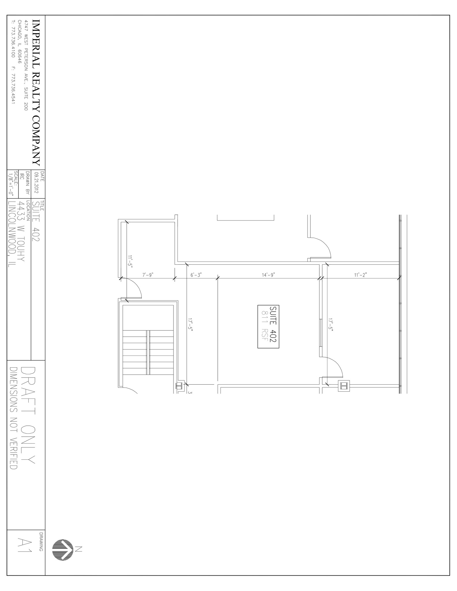 4433 W Touhy Ave, Lincolnwood, IL for lease Site Plan- Image 1 of 1