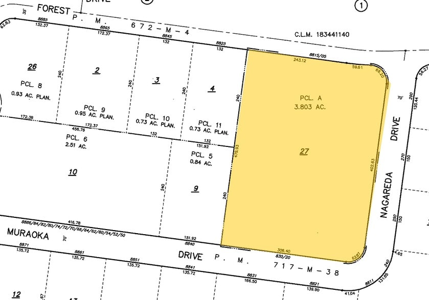 8815 Forest St, Gilroy, CA for sale - Plat Map - Image 3 of 11