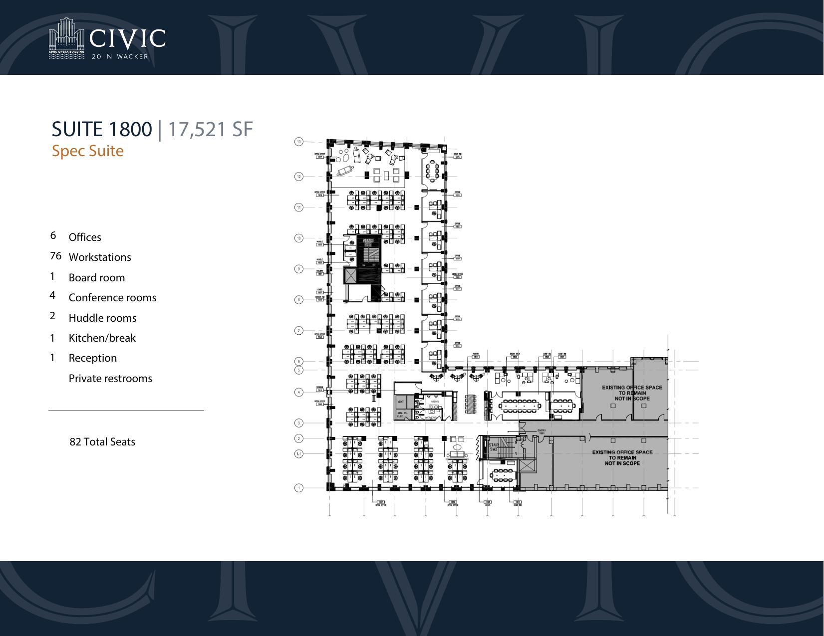 20 N Wacker Dr, Chicago, IL for lease Floor Plan- Image 1 of 1