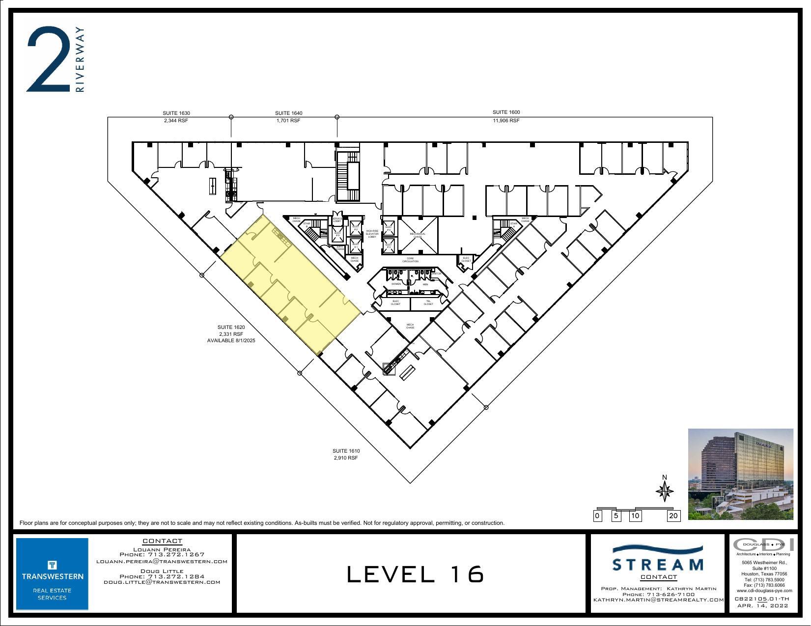 2 Riverway, Houston, TX for lease Floor Plan- Image 1 of 1