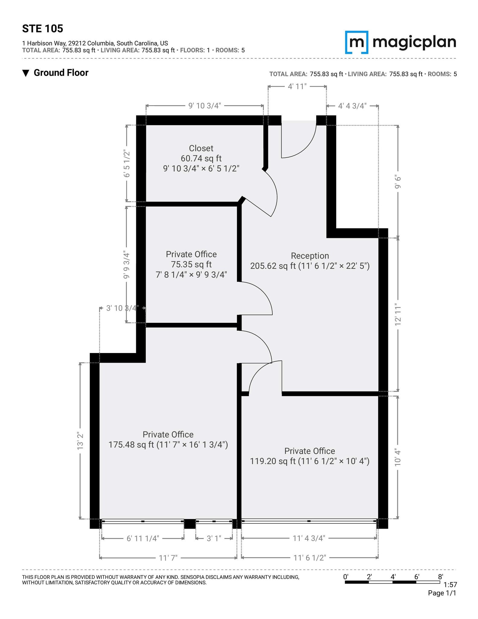 1 Harbison Way, Columbia, SC for lease Building Photo- Image 1 of 4