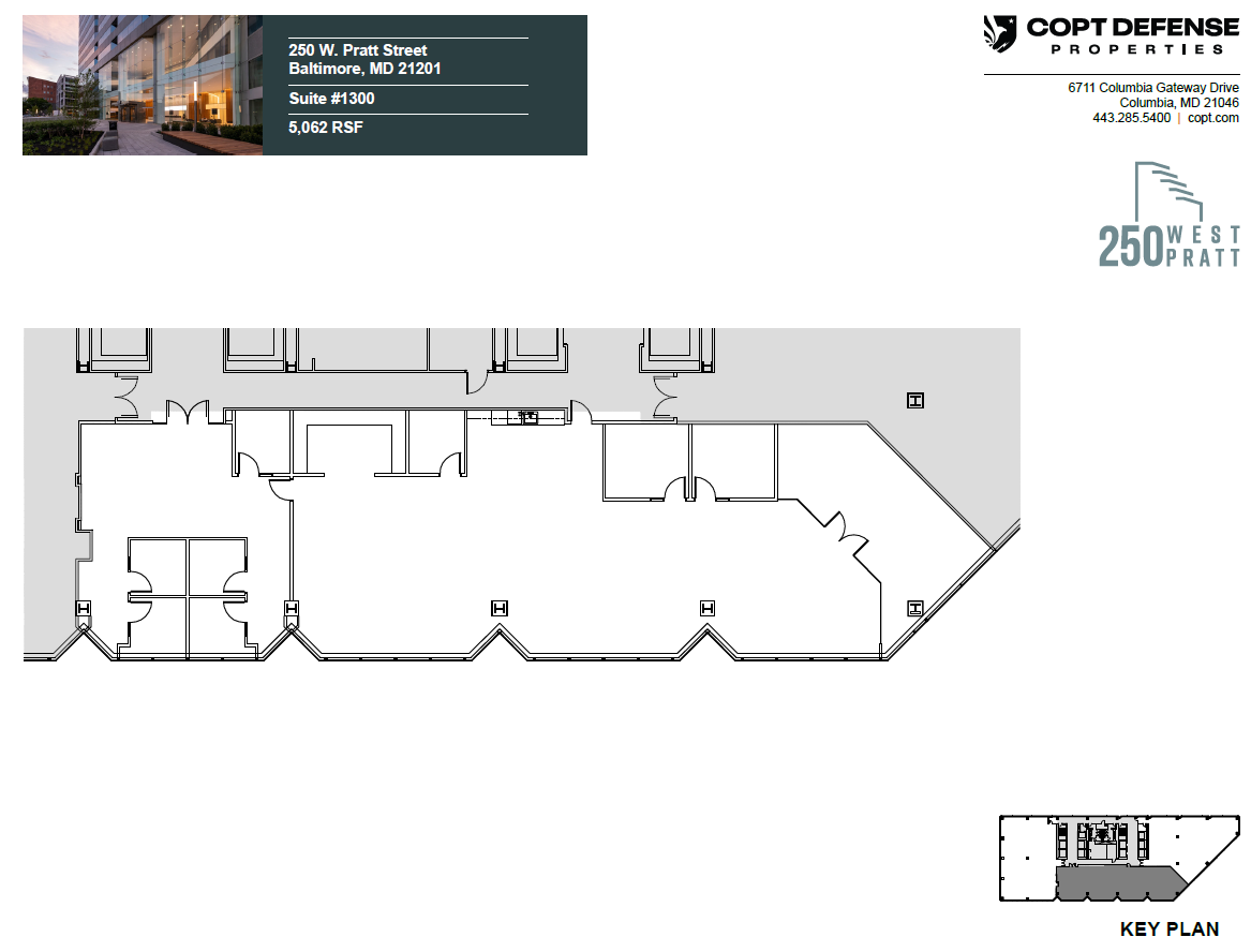 250 W Pratt St, Baltimore, MD for lease Floor Plan- Image 1 of 1