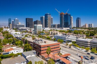 10351 Santa Monica Blvd, Los Angeles, CA - AERIAL map view