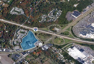 1052 Boston Post Rd, Milford, CT - aerial  map view