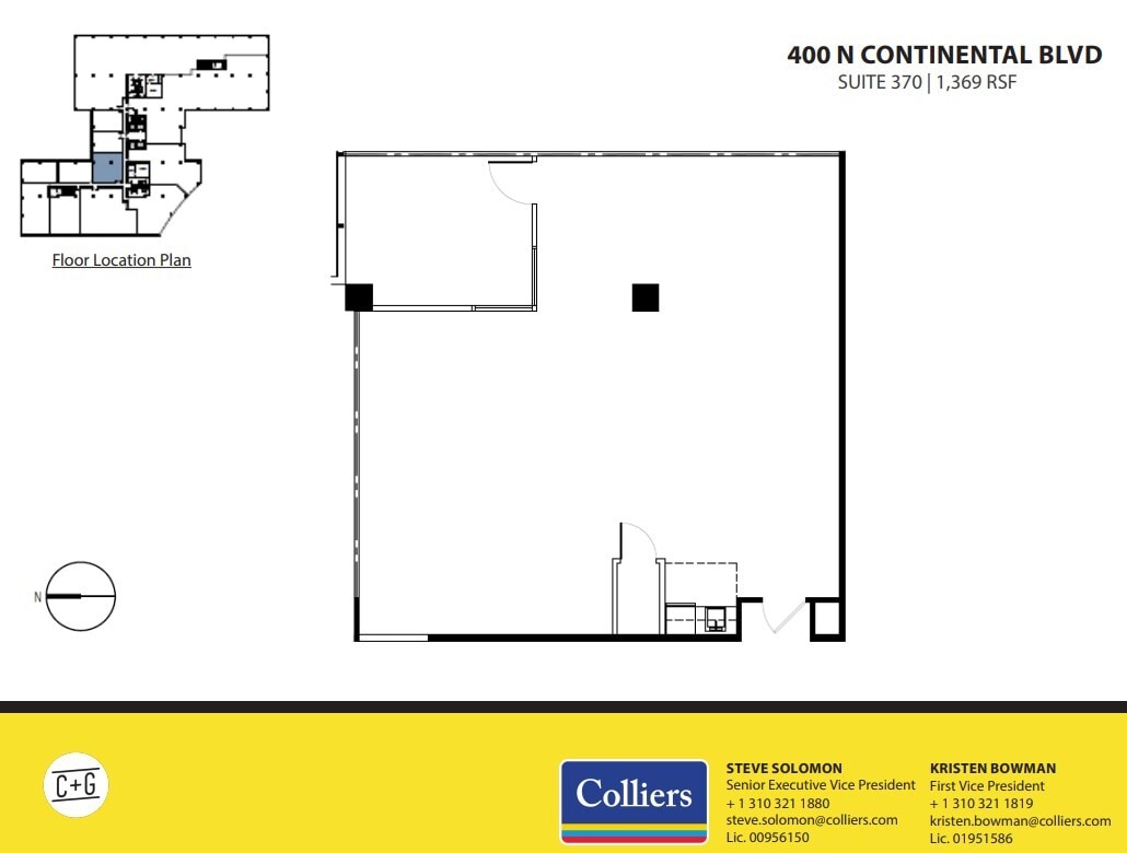 300 Continental Blvd, El Segundo, CA for lease Floor Plan- Image 1 of 1