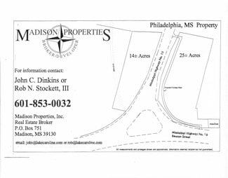 More details for 0 Highway 15, Philadelphia, MS - Land for Sale