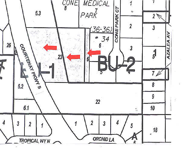 650 S Courtenay Pky, Merritt Island, FL for lease - Plat Map - Image 2 of 3