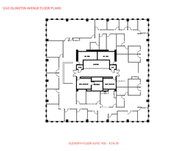 1243 Islington Ave, Toronto, ON for lease Floor Plan- Image 1 of 1