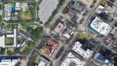 5215 Main St, Houston, TX - aerial  map view