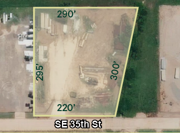 SE 35th Street & Valley Park Dr, El Reno, OK for sale - Aerial - Image 2 of 3