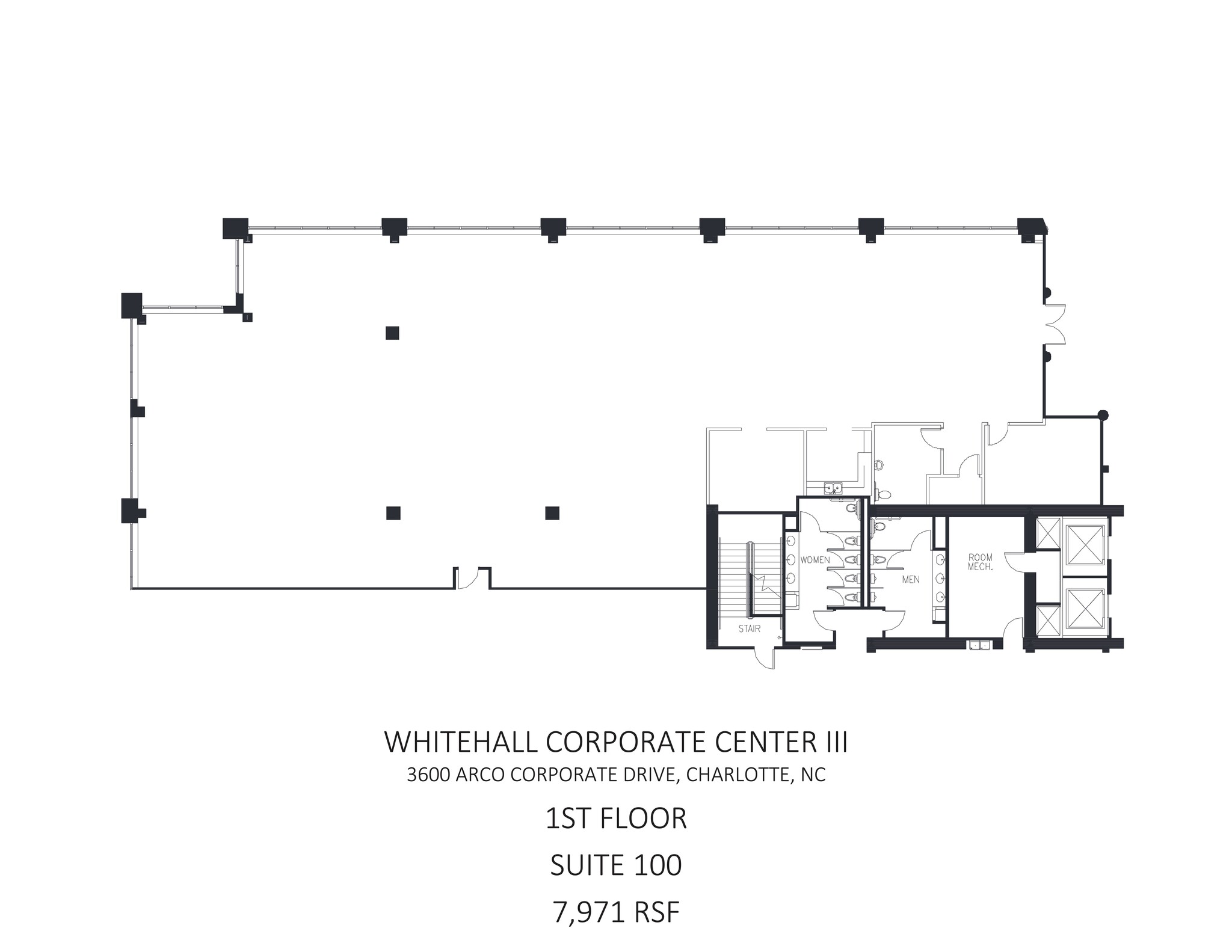 3600 Arco Corporate Dr, Charlotte, NC for lease Site Plan- Image 1 of 1