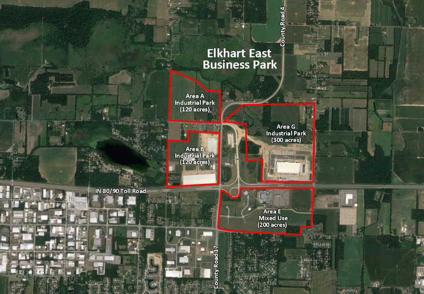 County Road 17, Elkhart, IN for sale - Aerial - Image 2 of 2