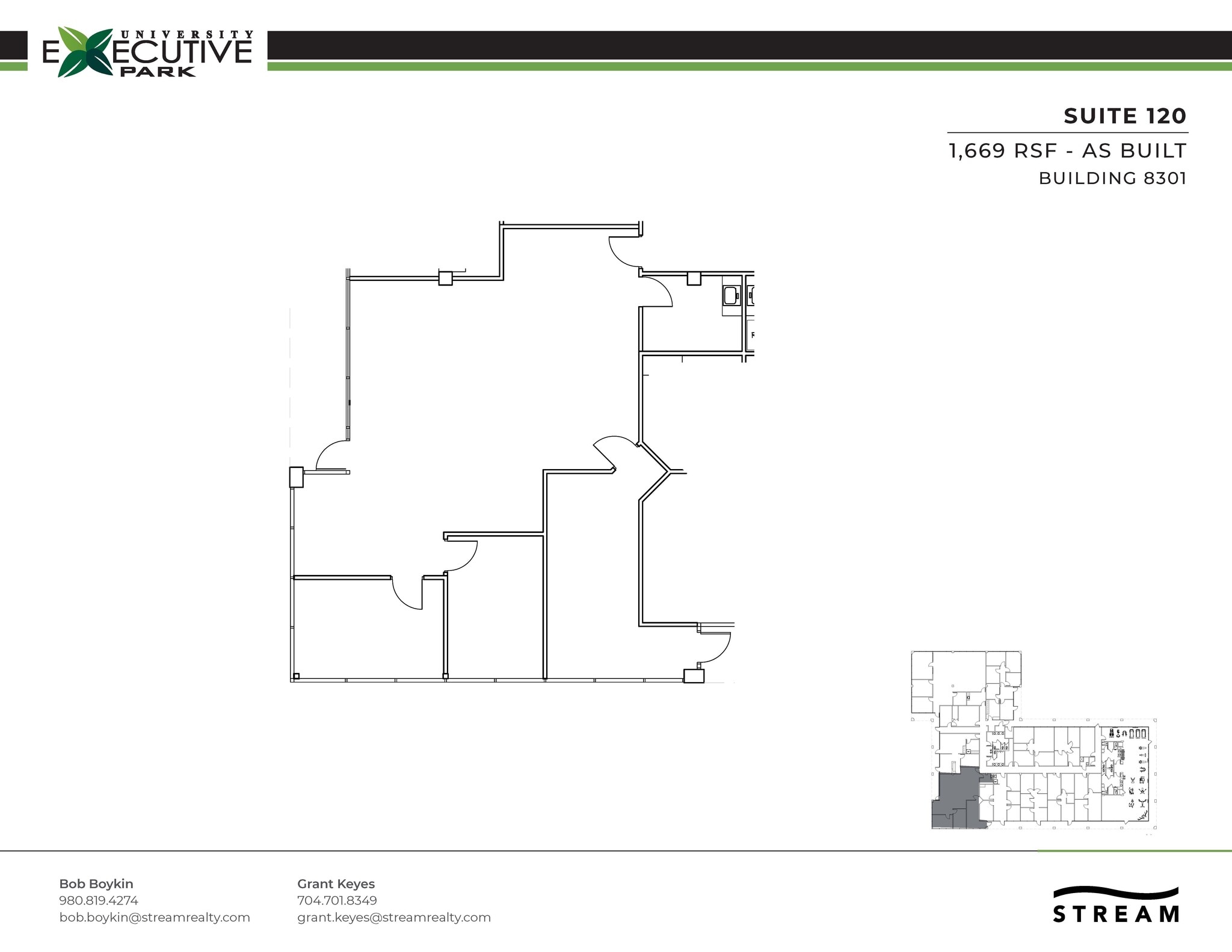 301 McCullough Dr, Charlotte, NC for lease Floor Plan- Image 1 of 1