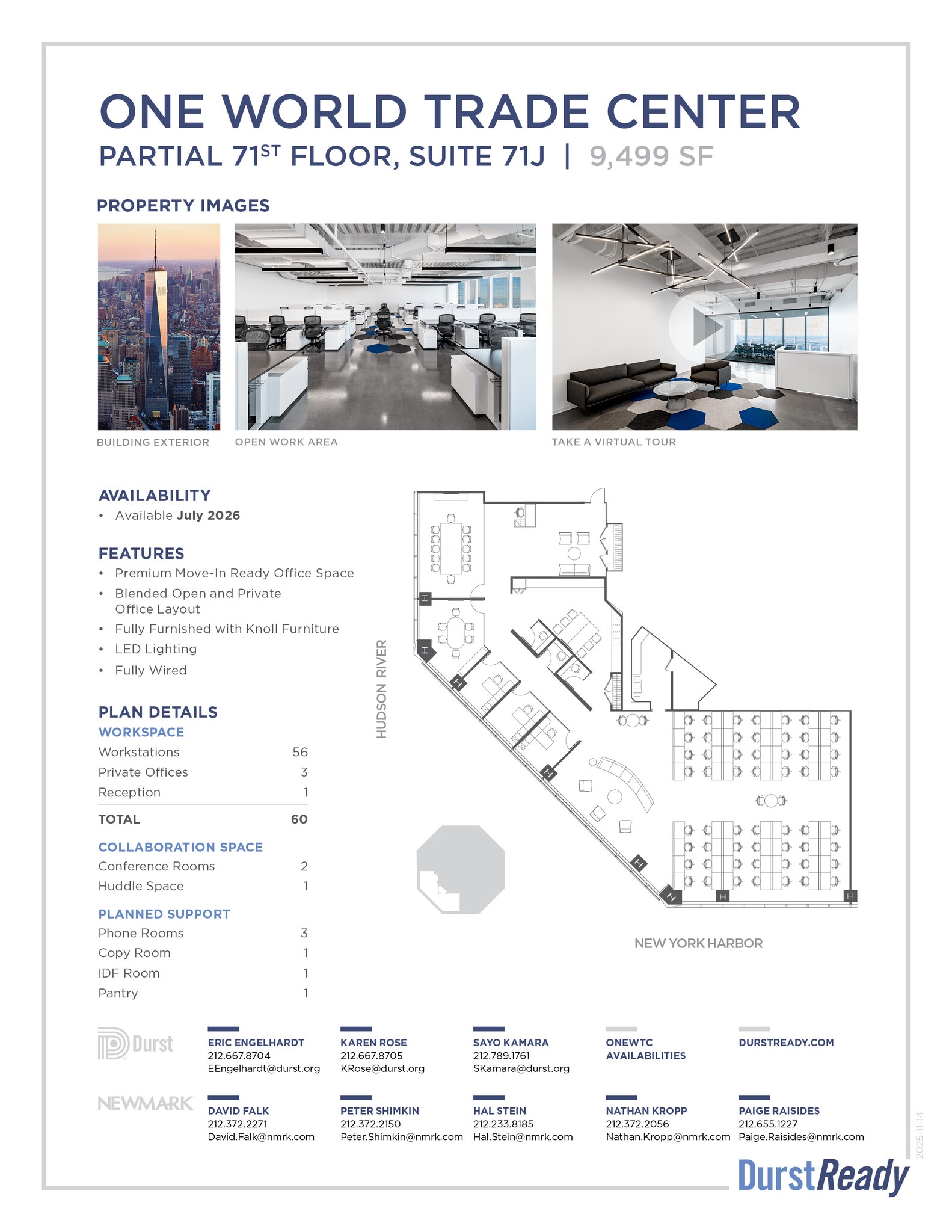 One World Trade Center, New York, NY for lease Interior Photo- Image 1 of 1