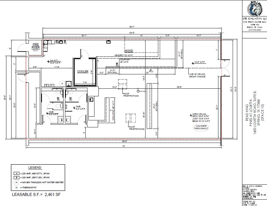 1610-1614 Louetta Rd, Spring, TX for lease Floor Plan- Image 1 of 1