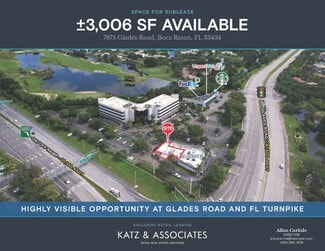 More details for 7875 Glades Rd, Boca Raton, FL - Retail for Lease