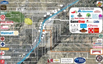 4901 E Main St, Farmington, NM - aerial  map view